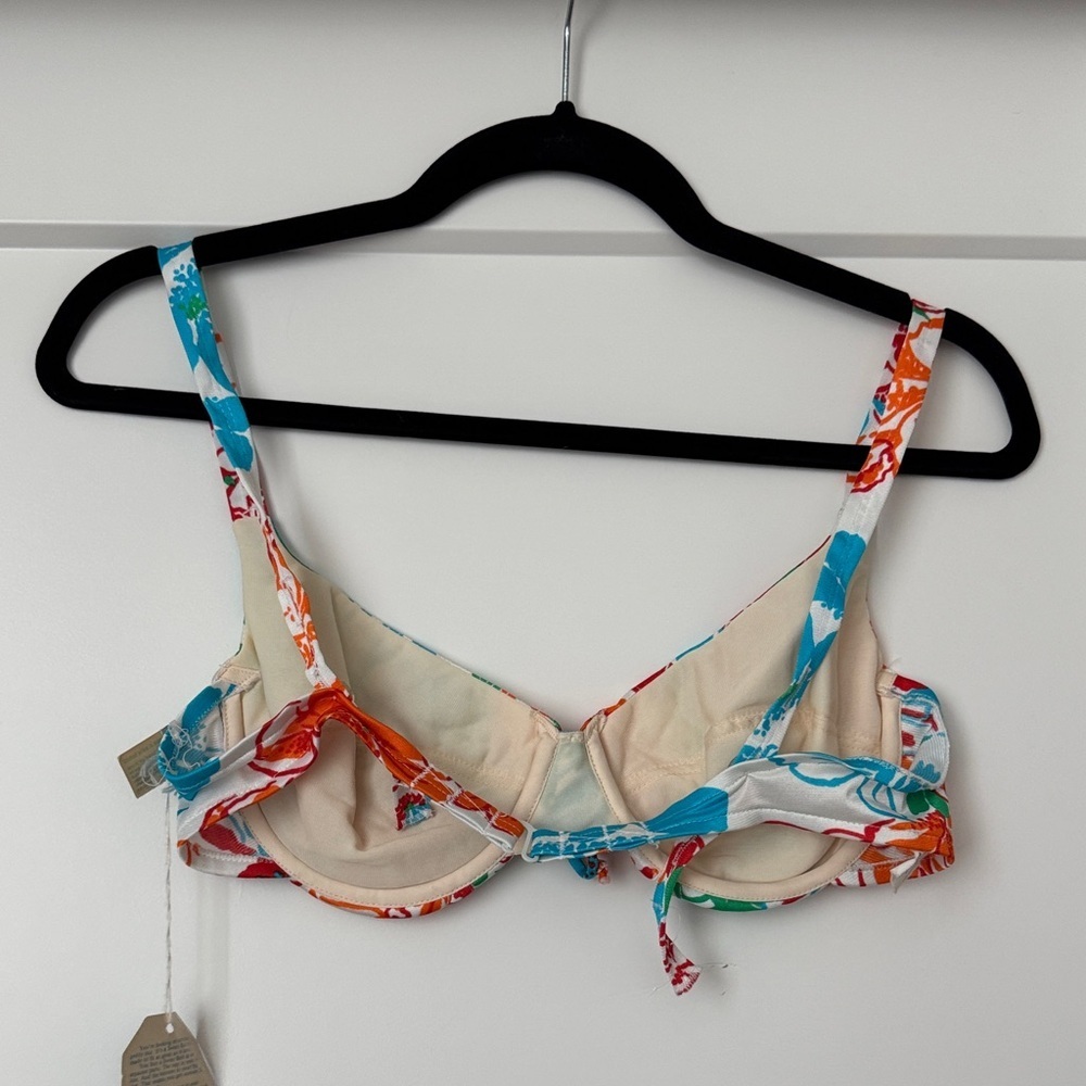 Deadstock 70s Bali Floral Bikini Top - Picture 5 of 13